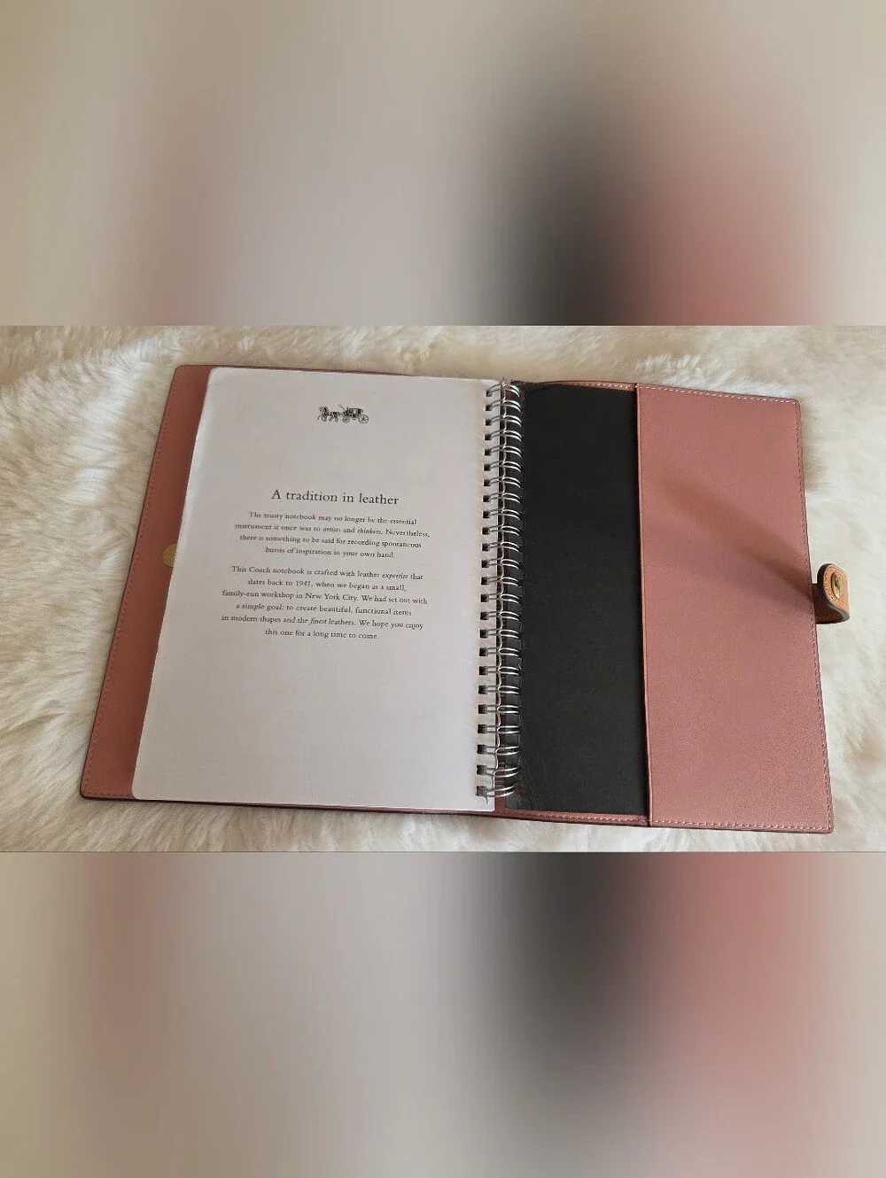 Coach Outlet Notebook In Signature Canvas